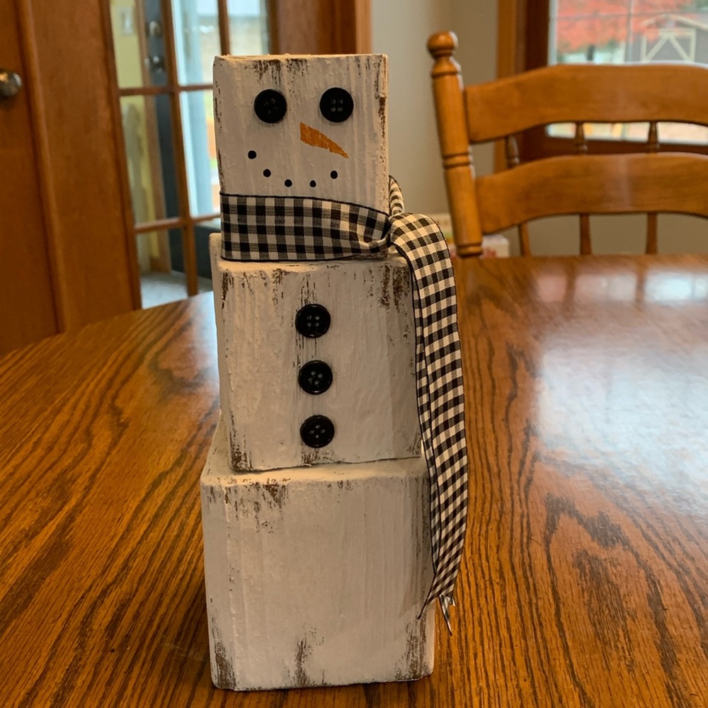 Handcrafted Snowman